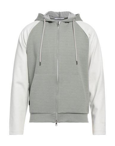 At.p.co At. P.co Man Sweatshirt Sage Green Size L Polyester, Viscose, Elastane
