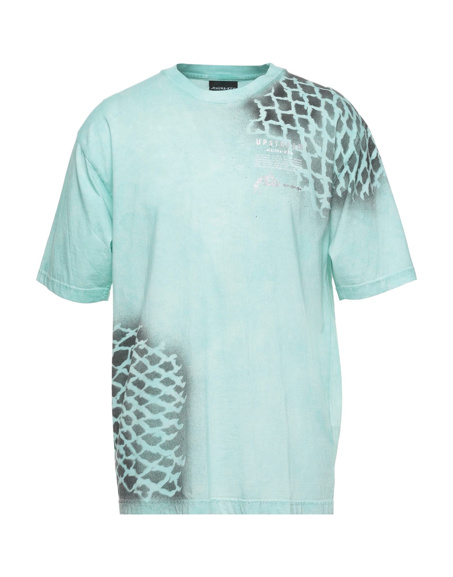 Mauna Kea Tie-dye Crew Neck T-shirt In Green