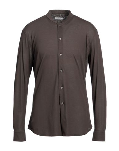 Paolo Pecora Man Shirt Steel Grey Size 17 ½ Cotton