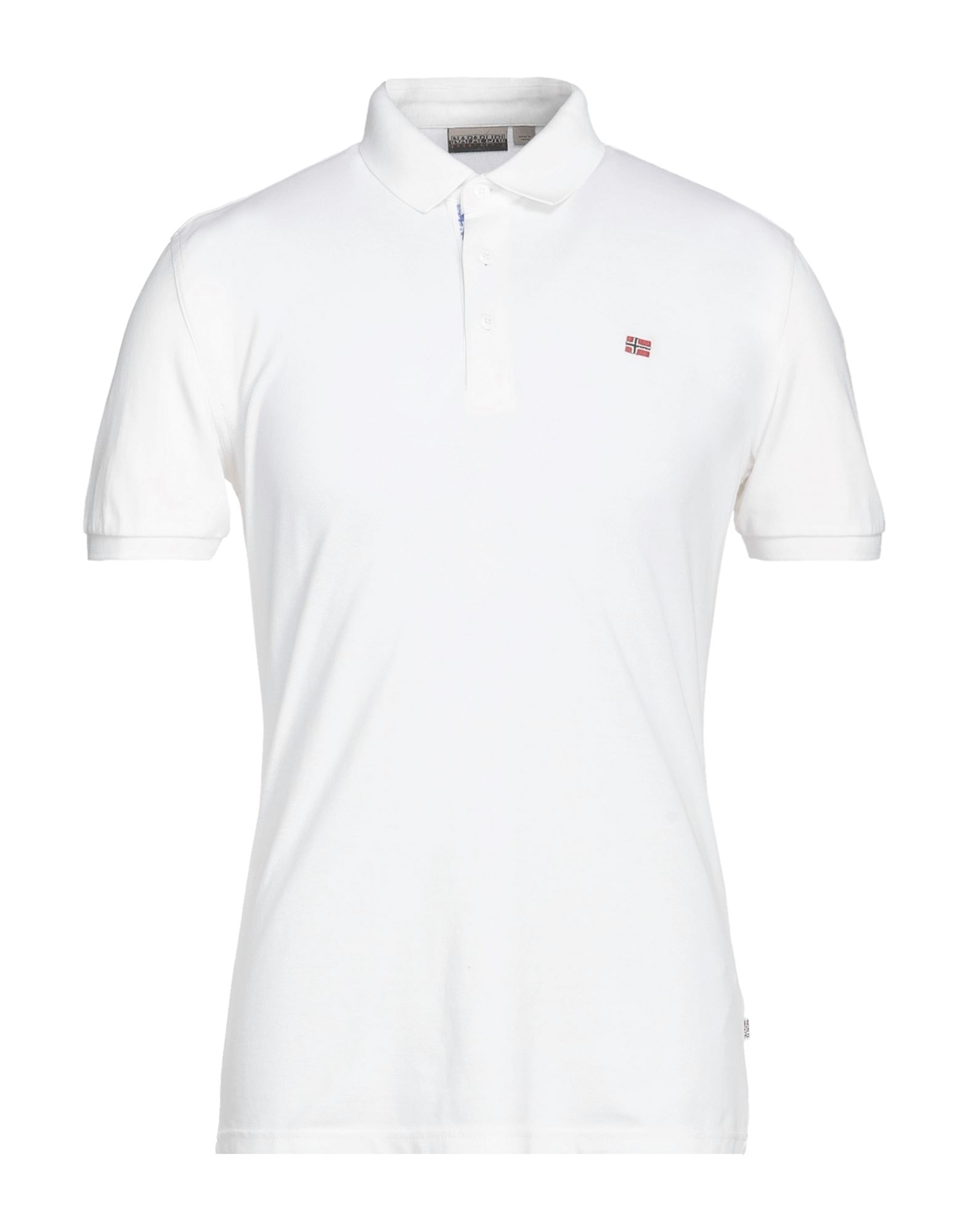 Napapijri Polo Shirts In White