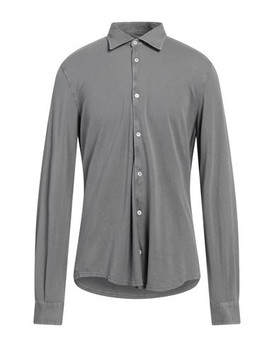 Fedeli Man Shirt Grey Size 52 Cotton