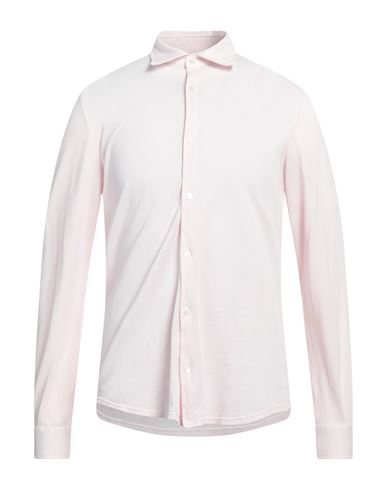 Fedeli Man Shirt Light Pink Size 52 Cotton
