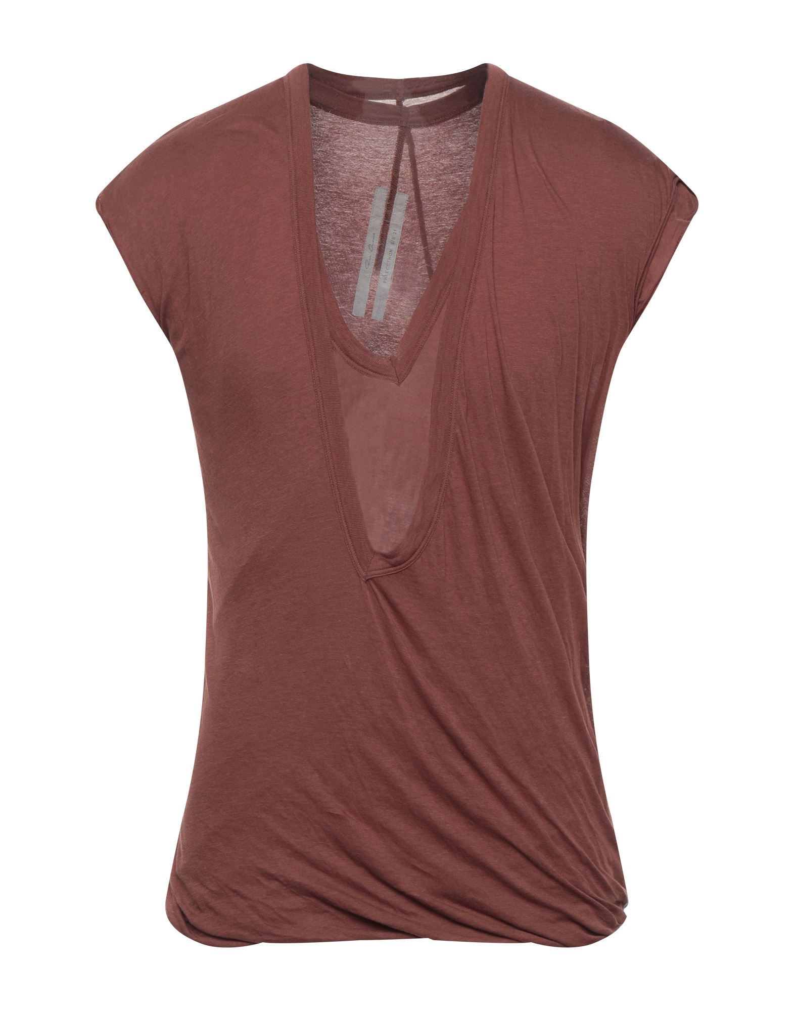 Rick Owens T-shirts In Cocoa
