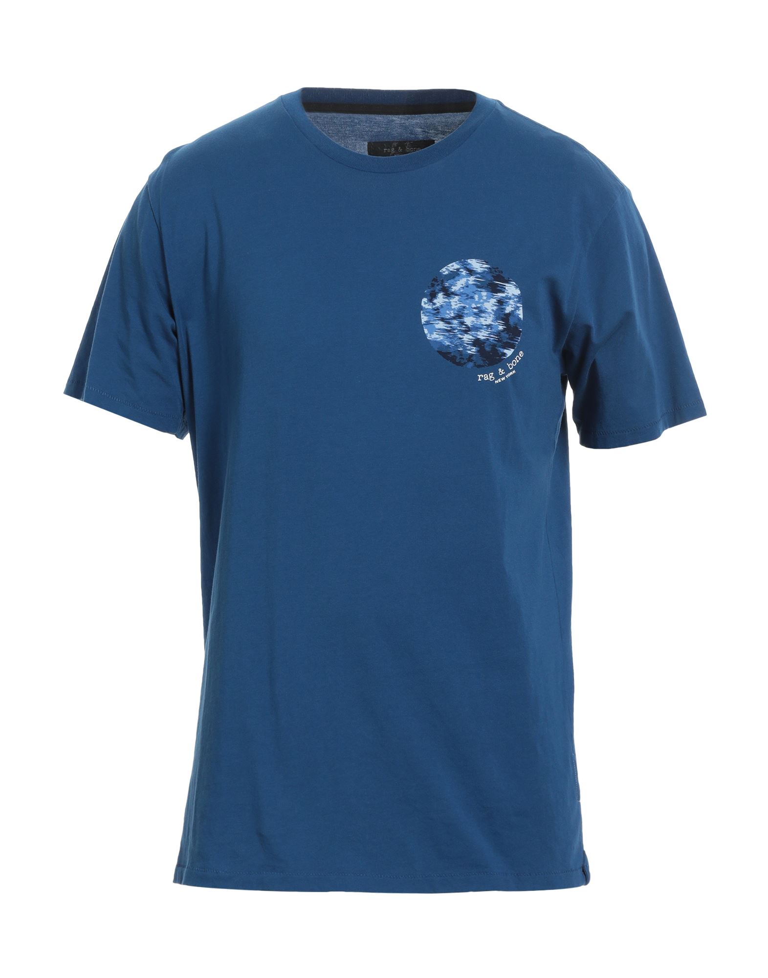 Rag & Bone Man T-shirt Navy Blue Size Xs Organic Cotton