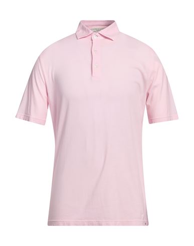 Filippo De Laurentiis Man Polo Shirt Pink Size 42 Cotton