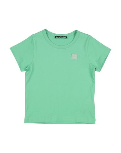 Acne Studios Toddler Girl T-shirt Green Size 6 Cotton In Green