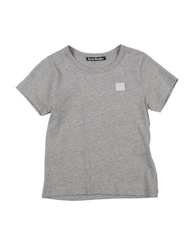 Acne Studios Toddler Girl T-shirt Grey Size 6 Cotton In Gray