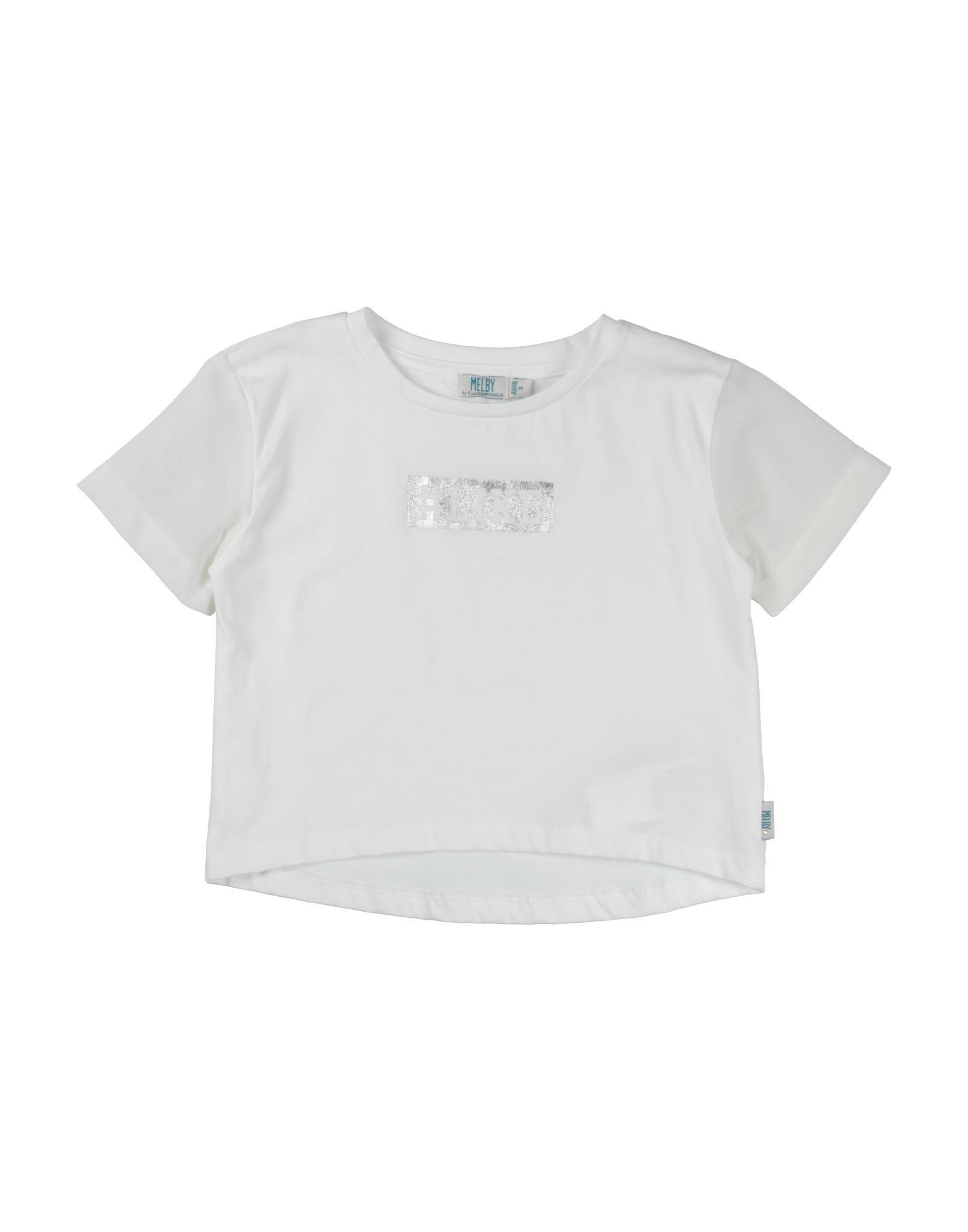 Melby Kids'  T-shirts In White
