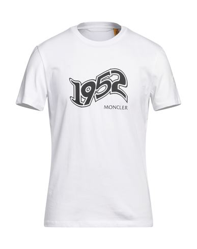 Moncler 2  1952 Man T-shirt White Size Xl Cotton