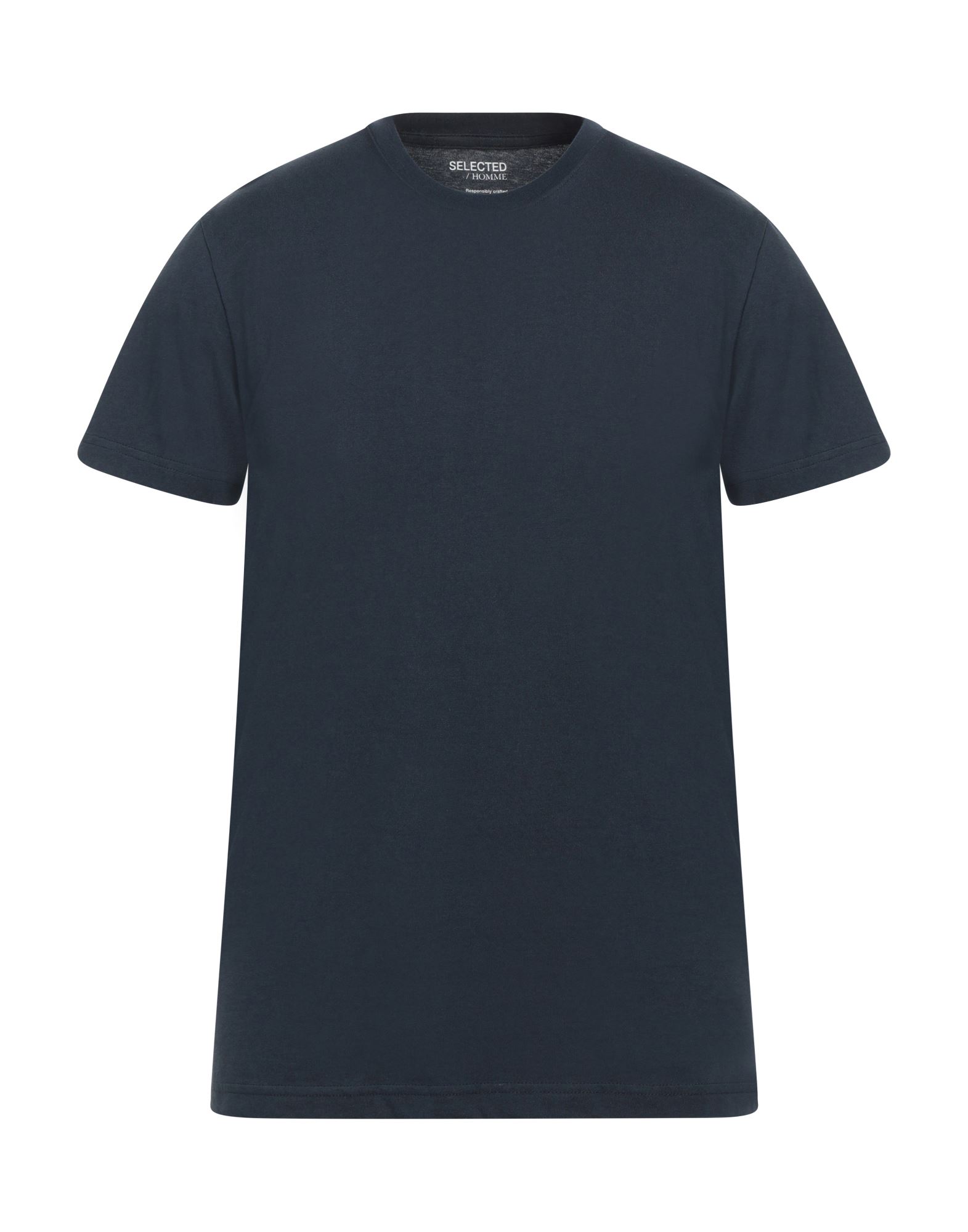 Selected Homme T-shirts In Navy Blue