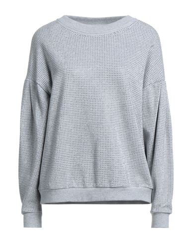 Emma & Gaia Woman Sweatshirt Grey Size 2 Cotton