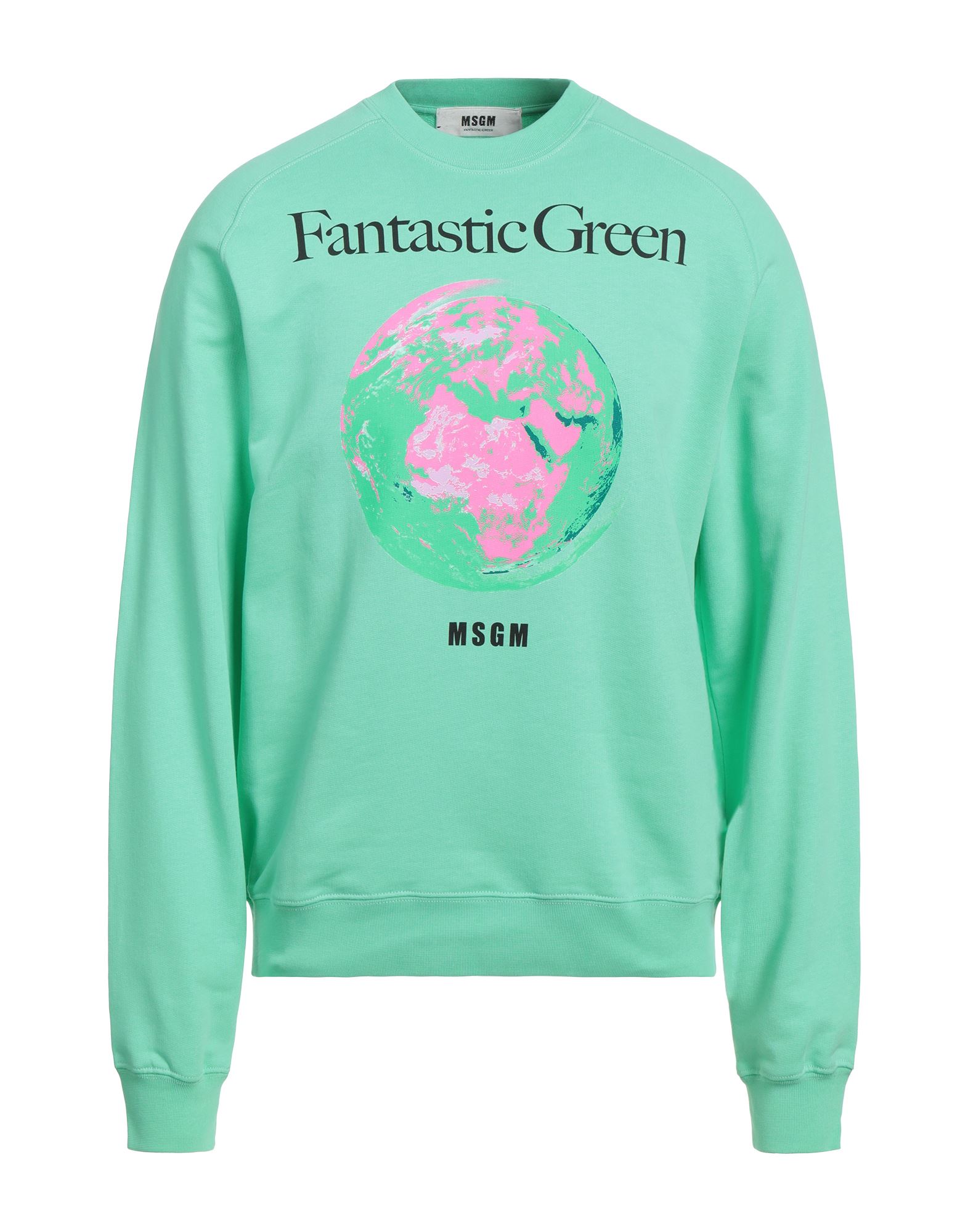Msgm Sweatshirts In Green