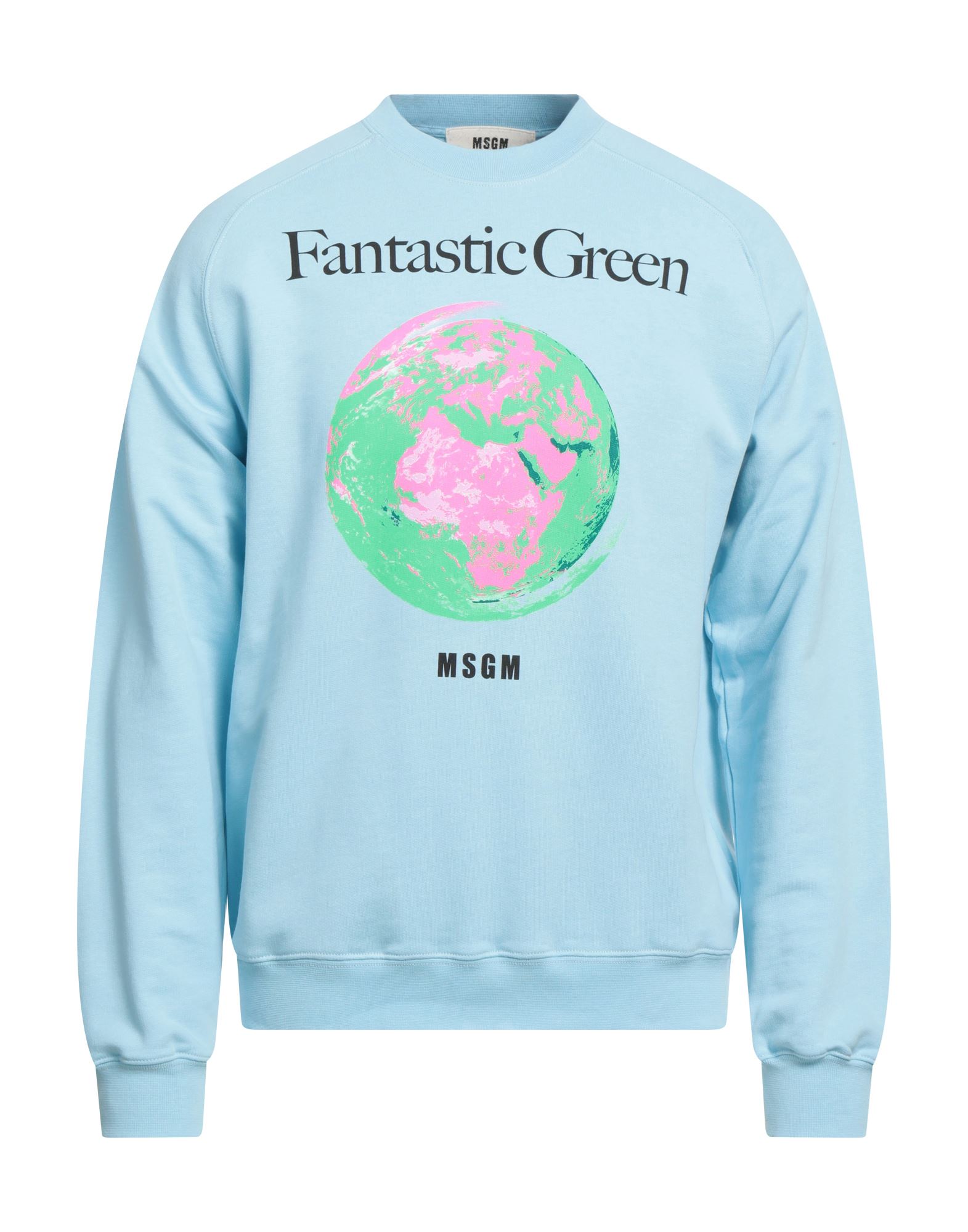 Msgm Sweatshirts In Sky Blue