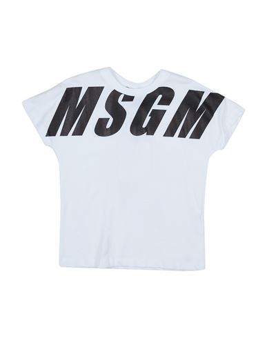 Msgm Babies'  Toddler Boy T-shirt White Size 6 Cotton