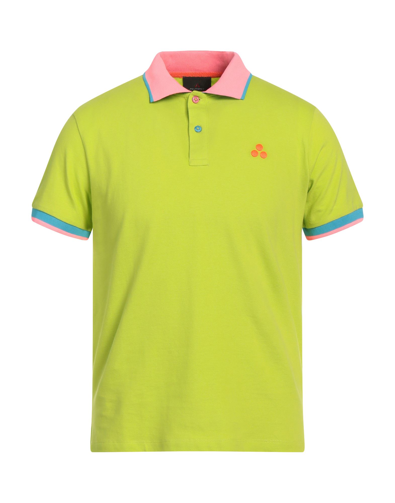 Peuterey Polo Shirts In Acid Green