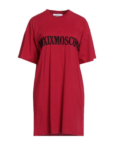 Moschino Woman T-shirt Red Size 8 Cotton, Polyester