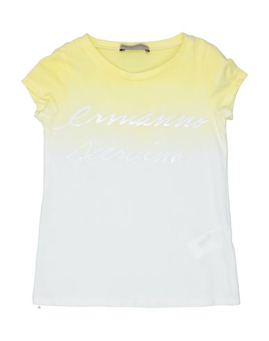 Ermanno Scervino Junior Babies'  Toddler Girl T-shirt Yellow Size 6 Cotton, Elastane