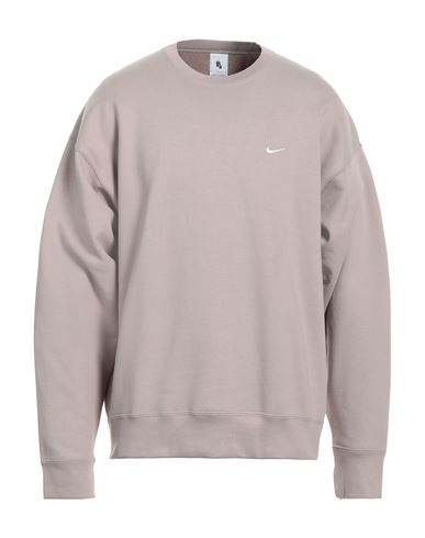 Nike Man Sweatshirt Dove Grey Size Xl Cotton, Polyester