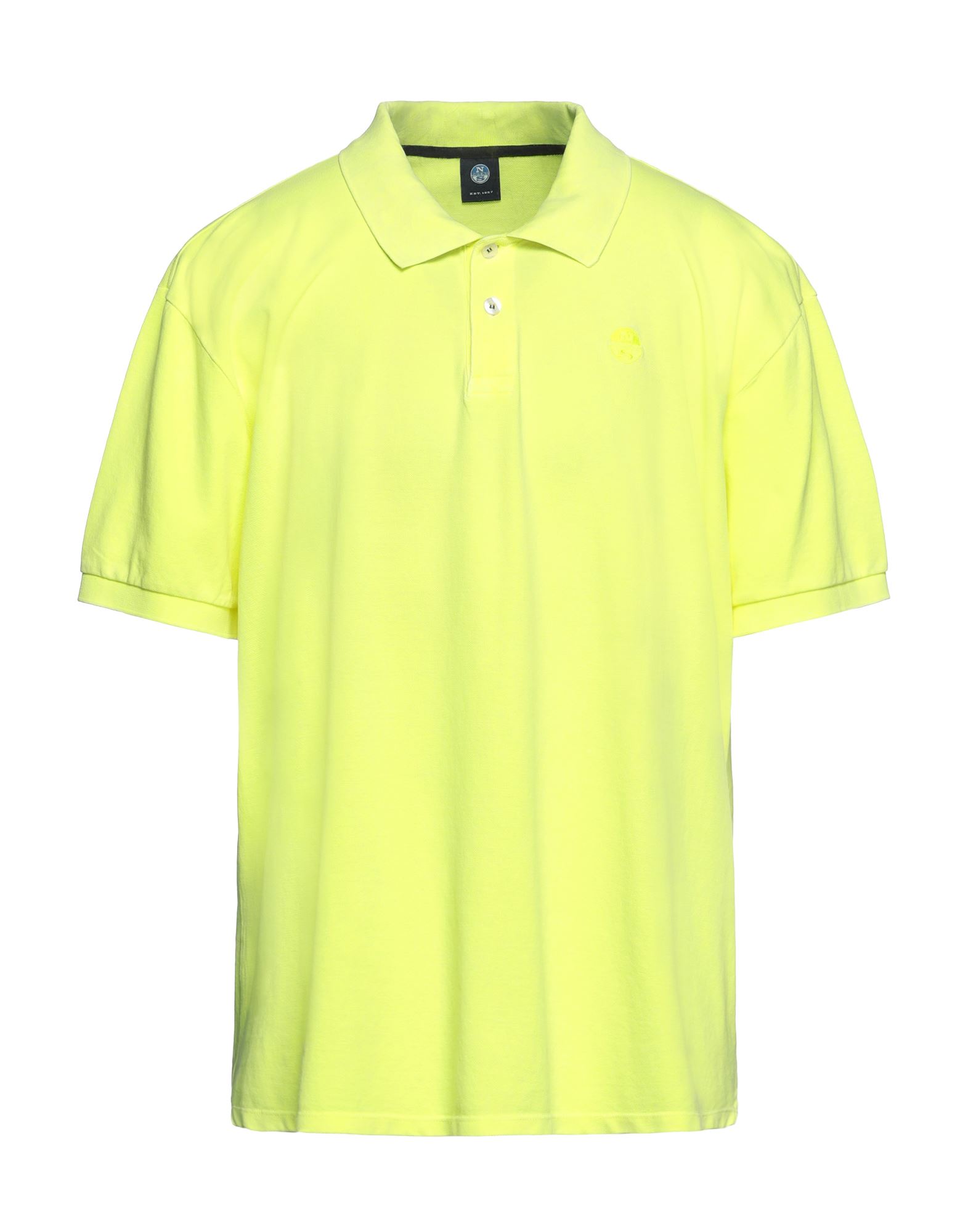 North Sails Polo Shirts In Acid Green
