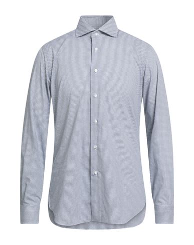Barba Napoli Man Shirt White Size 17 Cotton In White