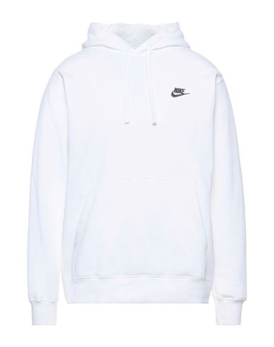 Nike Man Sweatshirt White Size Xs Cotton, Polyester