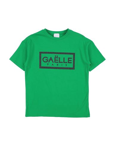 Gaelle Paris Babies' Gaëlle Paris Toddler Girl T-shirt Green Size 6 Cotton, Elastane