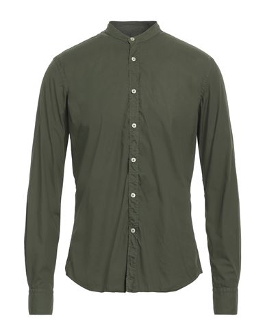 Xacus Man Shirt Military Green Size 15 ¾ Cotton