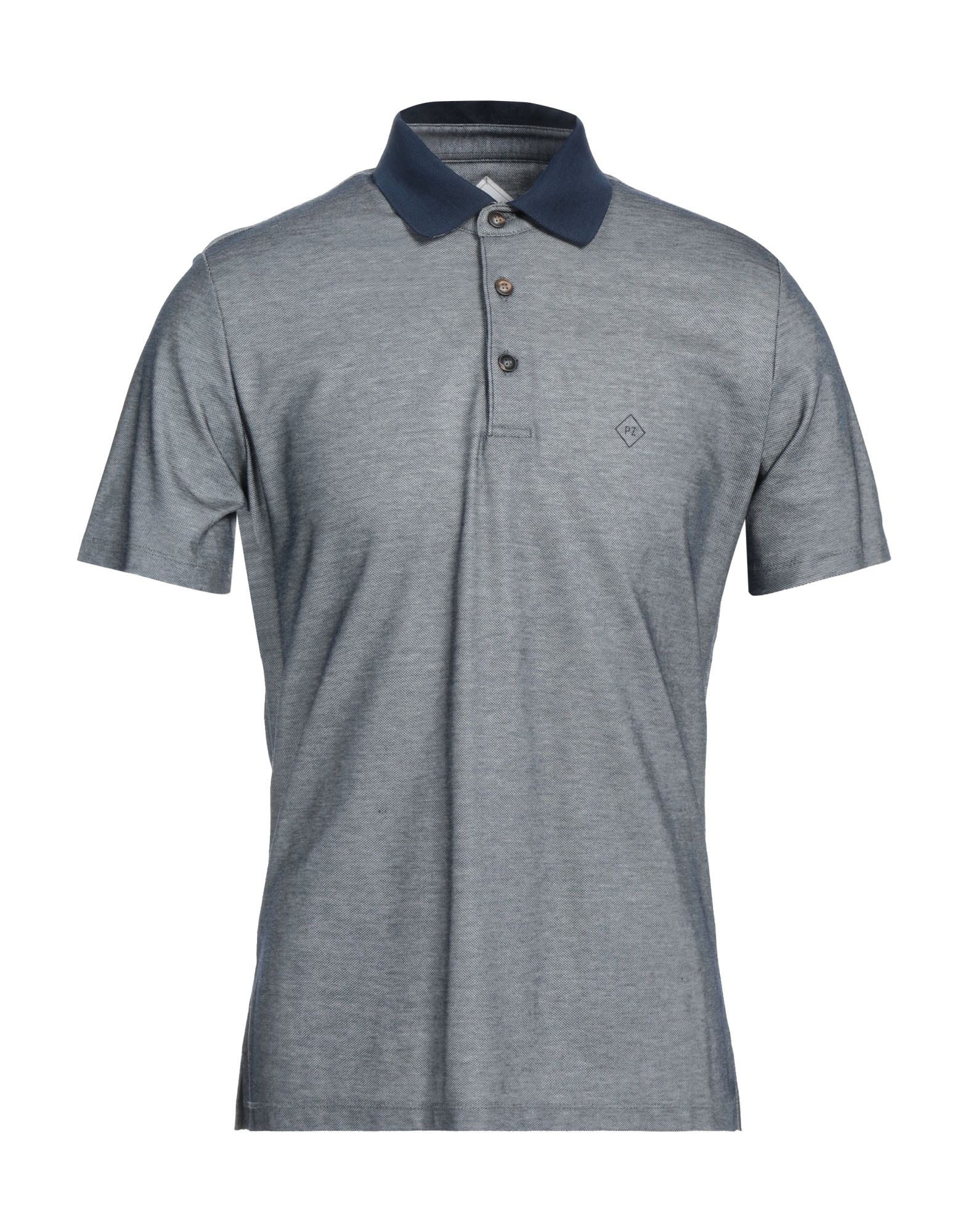 Pal Zileri Polo Shirts In Blue