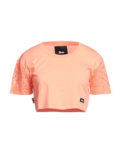 Shoe® Shoe Woman T-shirt Salmon Pink Size S Cotton
