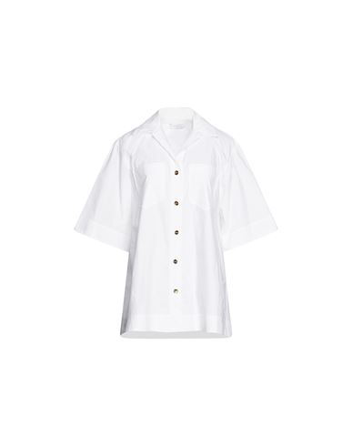 Shop Sandro Woman Shirt White Size 3 Cotton