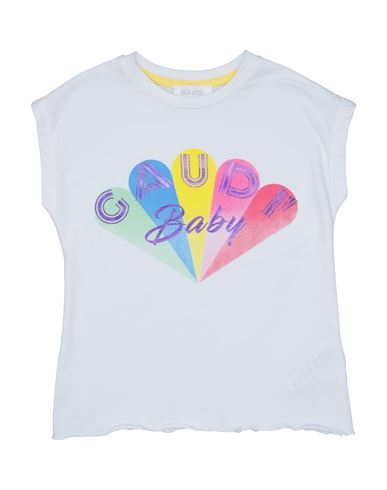 Gaudì Babies'  Toddler Girl T-shirt White Size 7 Cotton, Elastane