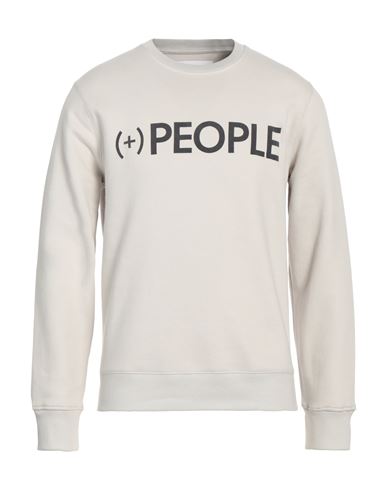 People (+)  Man Sweatshirt Light Grey Size M Cotton, Polyester