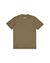 2 of 4 - Short sleeve t-shirt Man 21051 COTTON JERSEY, 'DIAGRAM THREE' PRINT_GARMENT DYED Back STONE ISLAND TEEN