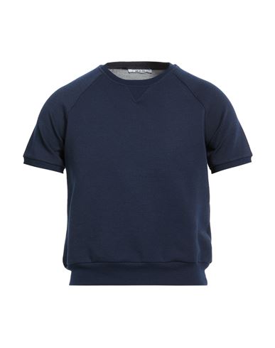 At.p.co At. P.co Man Sweatshirt Navy Size M Polyester, Viscose, Elastane In Blue