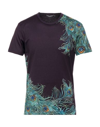 DOLCE&GABBANA T-shirts Herren Pflaume 44 Herren