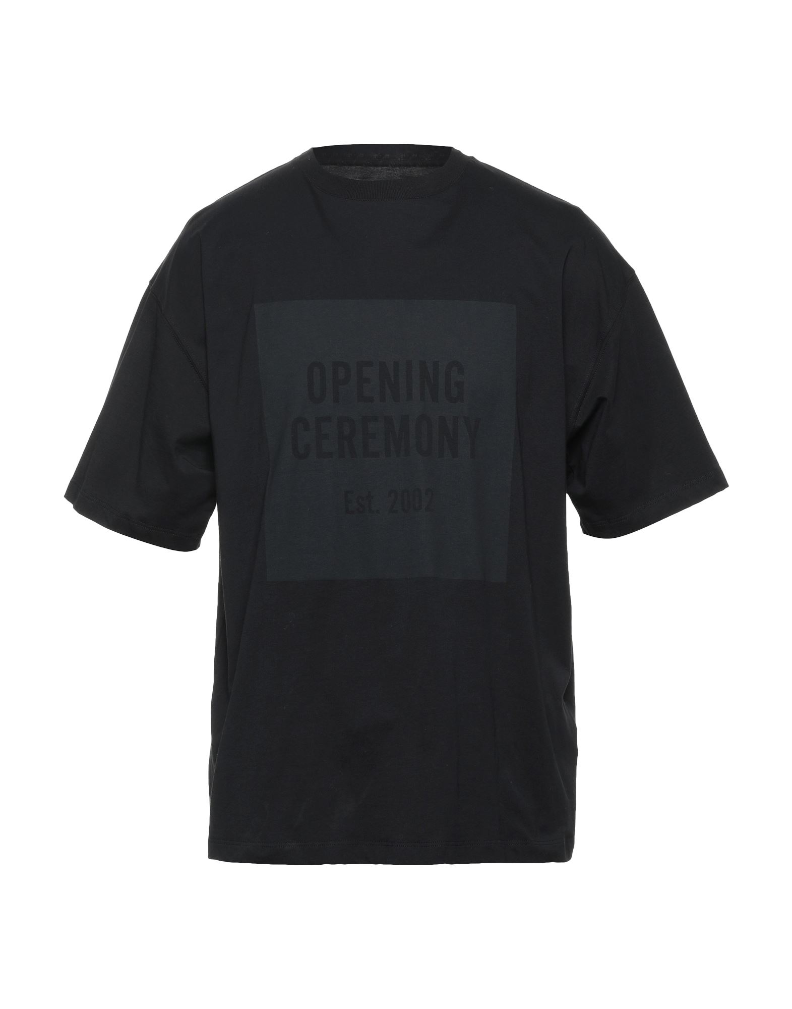 OPENING CEREMONY OPENING CEREMONY MAN T-SHIRT BLACK SIZE XS COTTON