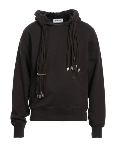 Ambush Man Sweatshirt Dark Brown Size M Cotton, Polyester