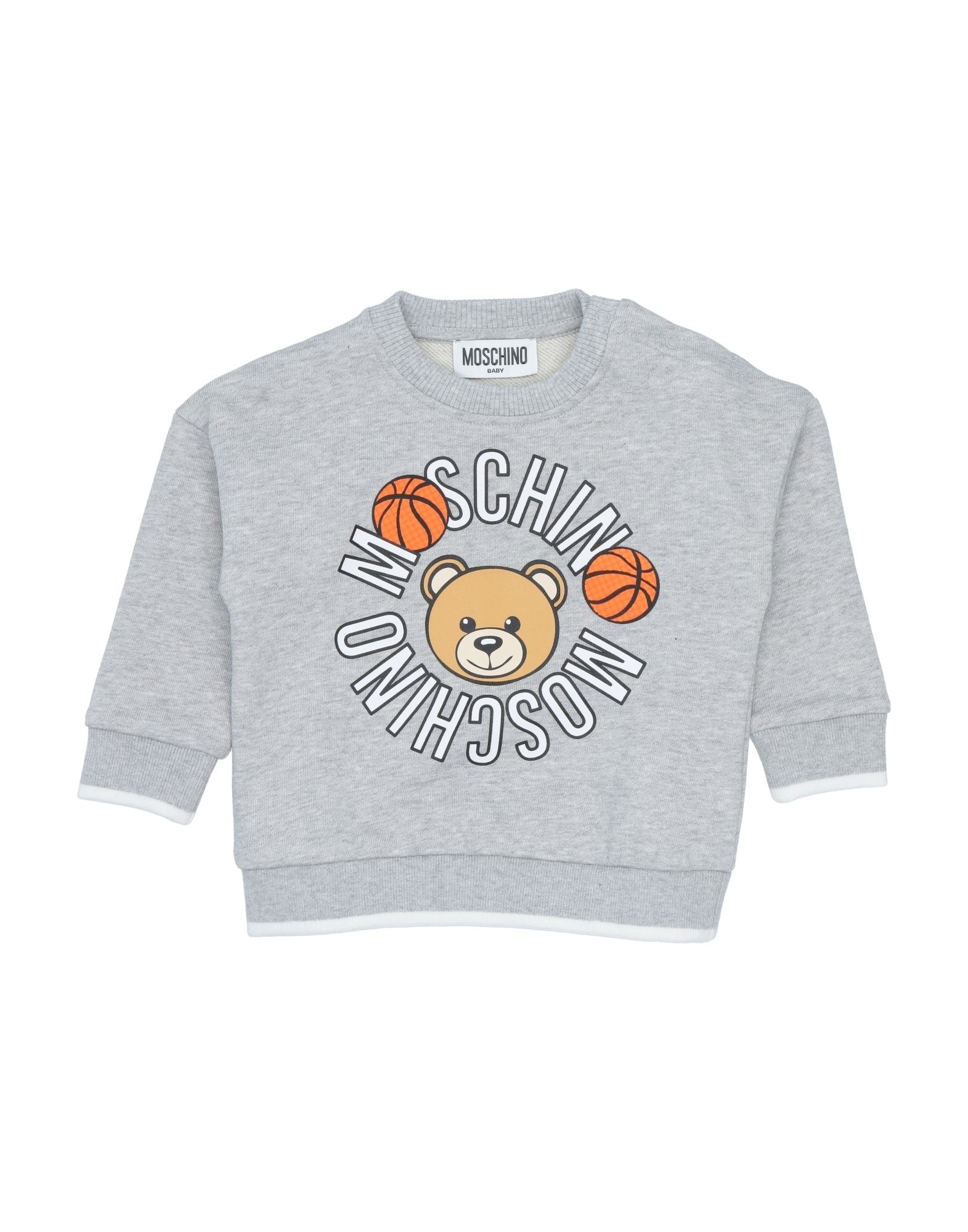 Moschino Baby Kids' Sweatshirts In Grey