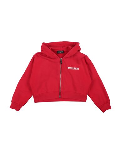 Dsquared2 Toddler Girl Sweatshirt Red Size 6 Cotton In Red