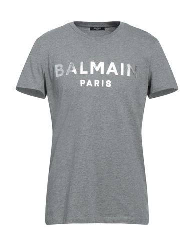 Balmain Man T-shirt Grey Size S Cotton | ModeSens