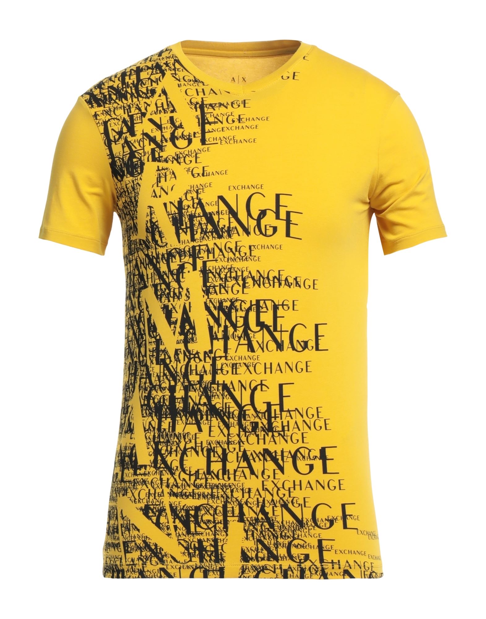 Armani Exchange T-shirts In Yellow