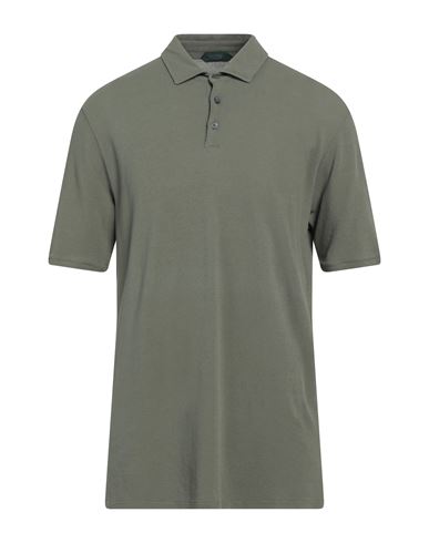 Zanone Polo Shirts In Green