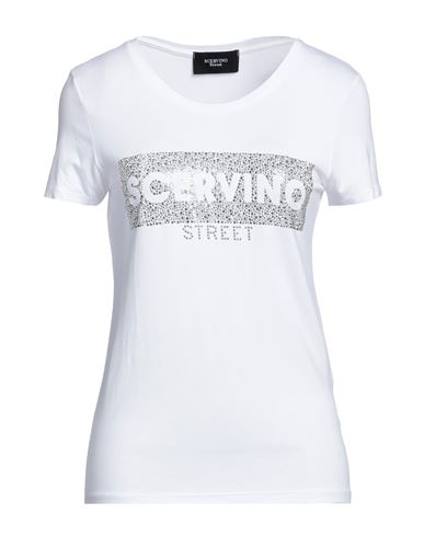 Scervino Woman T-shirt White Size S Viscose, Elastane