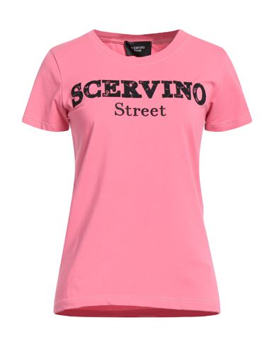 Scervino Woman T-shirt Pink Size Xs Cotton, Elastane