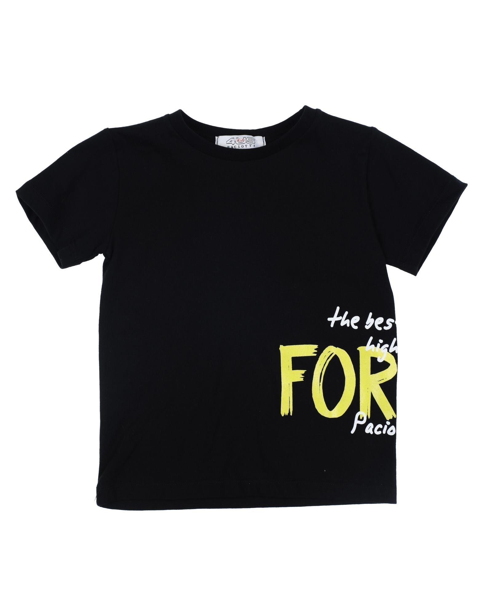 Cesare Paciotti 4us Kids'  T-shirts In Black
