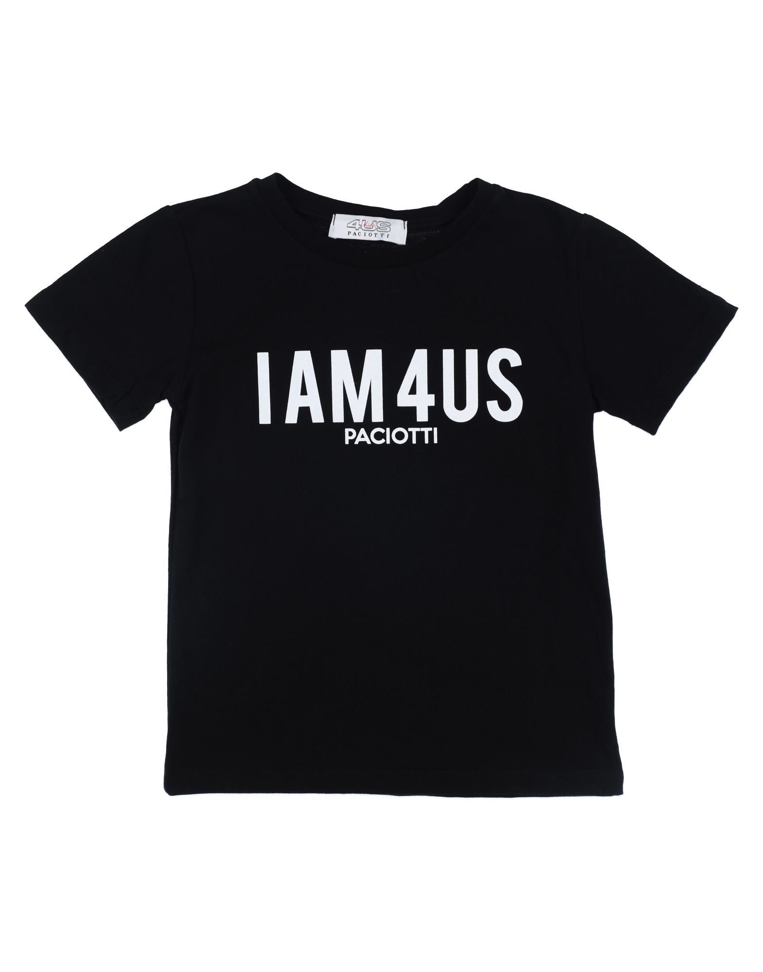 Cesare Paciotti 4us Kids'  Toddler Boy T-shirt Black Size 5 Cotton