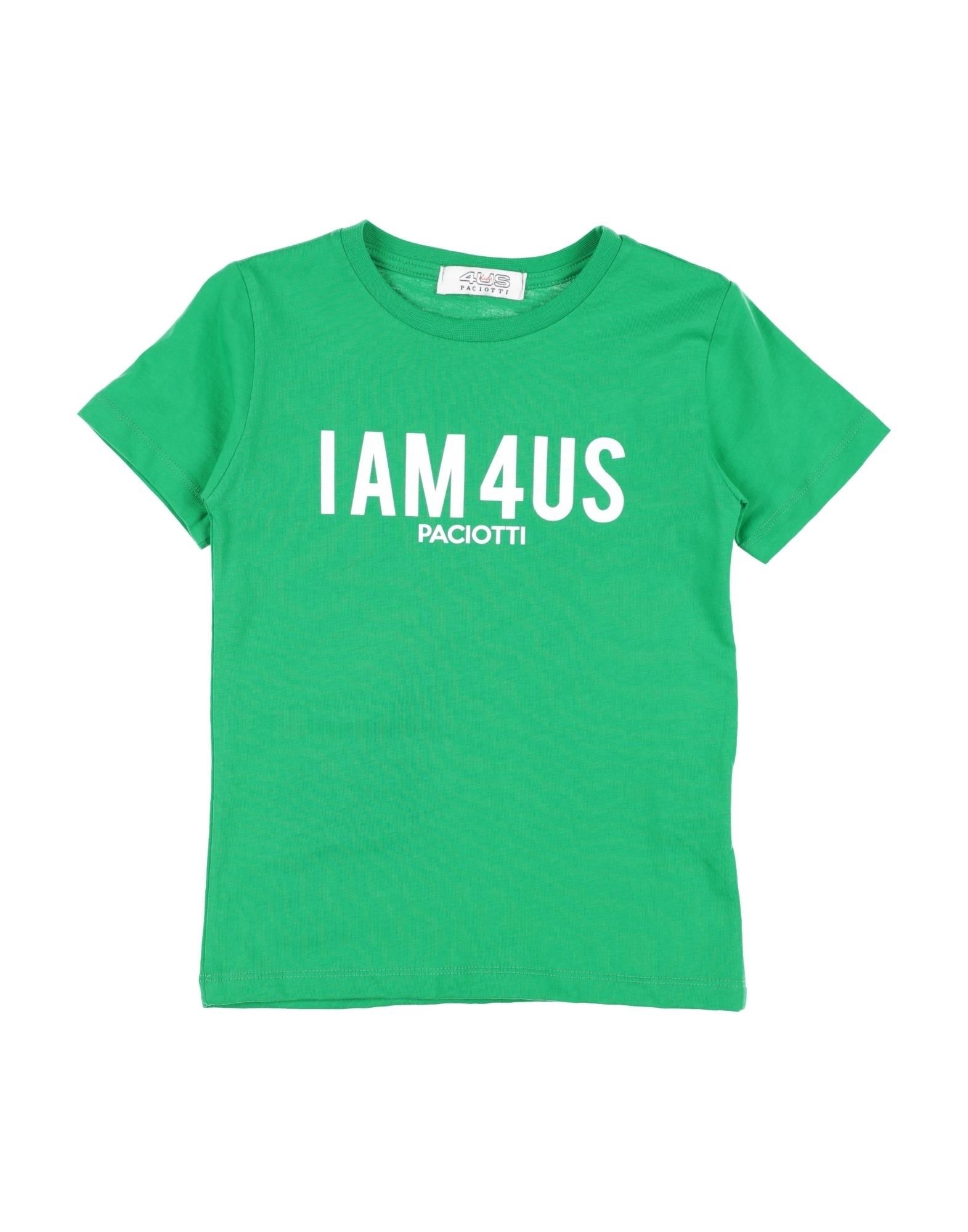 Cesare Paciotti 4us Kids'  T-shirts In Green
