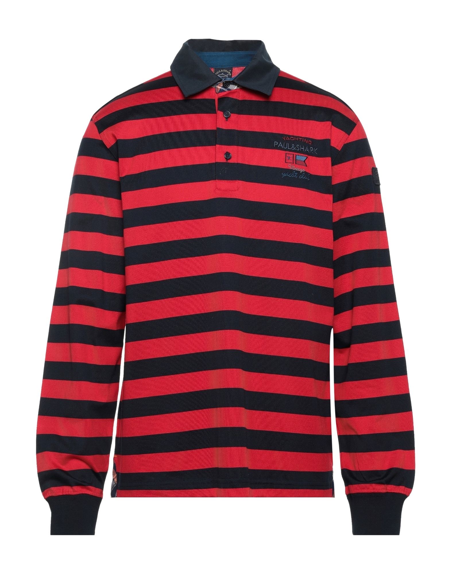 Shop Paul & Shark Man Polo Shirt Red Size L Cotton