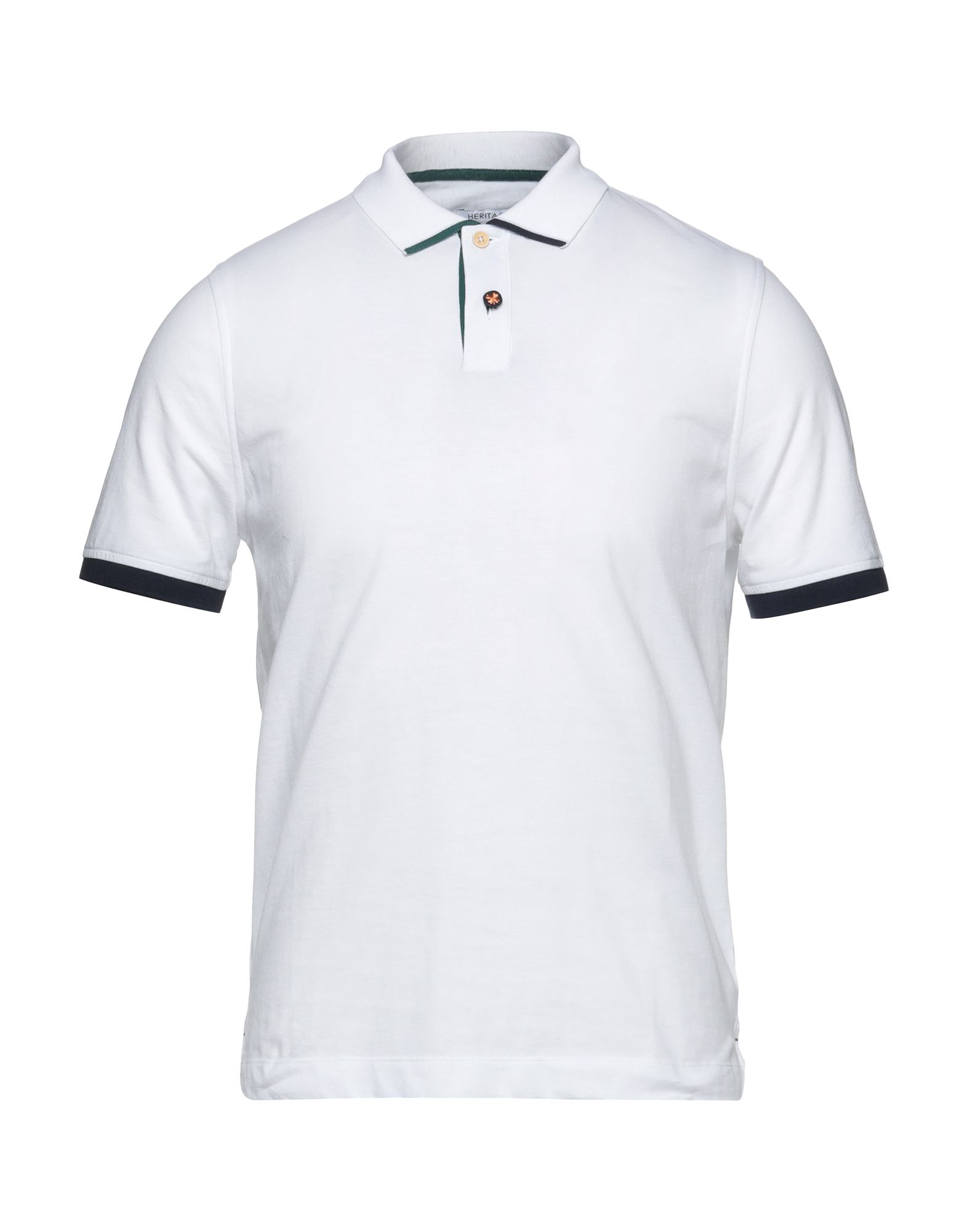 Heritage Polo Shirts In White