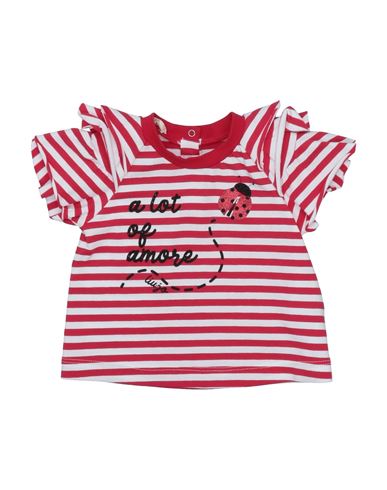 Liu •jo Babies'  Newborn Girl T-shirt Red Size 3 Cotton, Elastane